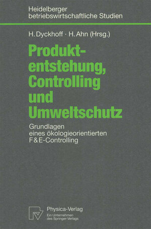 Buchcover Produktentstehung, Controlling und Umweltschutz  | EAN 9783642590122 | ISBN 3-642-59012-8 | ISBN 978-3-642-59012-2