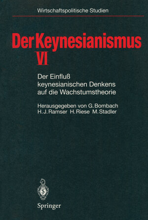 Buchcover Der Keynesianismus VI  | EAN 9783642590627 | ISBN 3-642-59062-4 | ISBN 978-3-642-59062-7