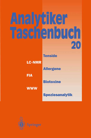 Buchcover Analytiker-Taschenbuch | Helmut Günzler | EAN 9783642599149 | ISBN 3-642-59914-1 | ISBN 978-3-642-59914-9