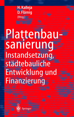 Buchcover Plattenbausanierung  | EAN 9783642599620 | ISBN 3-642-59962-1 | ISBN 978-3-642-59962-0
