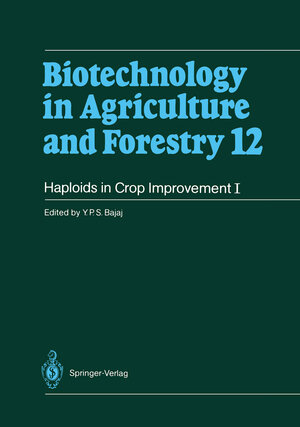 Buchcover Haploids in Crop Improvement I | Y. P. S. Bajaj | EAN 9783642614996 | ISBN 3-642-61499-X | ISBN 978-3-642-61499-6