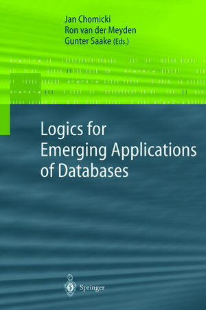 Buchcover Logics for Emerging Applications of Databases  | EAN 9783642622489 | ISBN 3-642-62248-8 | ISBN 978-3-642-62248-9