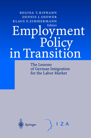 Buchcover Employment Policy in Transition  | EAN 9783642625084 | ISBN 3-642-62508-8 | ISBN 978-3-642-62508-4