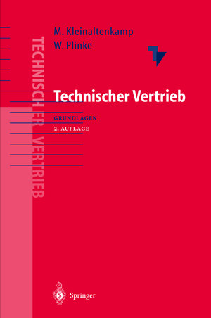 Buchcover Technischer Vertrieb  | EAN 9783642629631 | ISBN 3-642-62963-6 | ISBN 978-3-642-62963-1