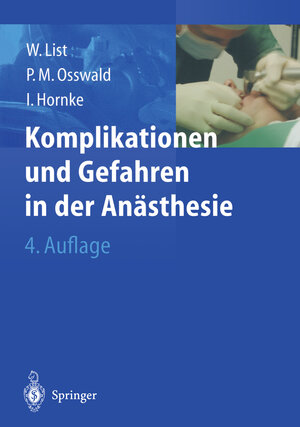 Buchcover Komplikationen und Gefahren in der Anästhesie  | EAN 9783642630545 | ISBN 3-642-63054-5 | ISBN 978-3-642-63054-5