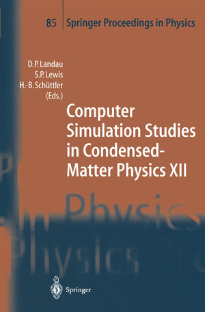Buchcover Computer Simulation Studies in Condensed-Matter Physics XII  | EAN 9783642640865 | ISBN 3-642-64086-9 | ISBN 978-3-642-64086-5