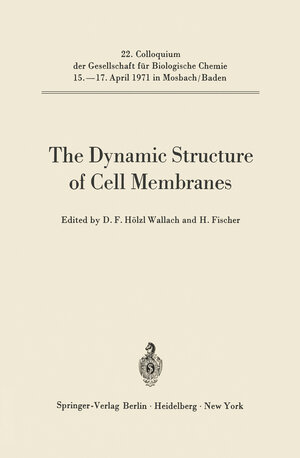 Buchcover The Dynamic Structure of Cell Membranes  | EAN 9783642653049 | ISBN 3-642-65304-9 | ISBN 978-3-642-65304-9