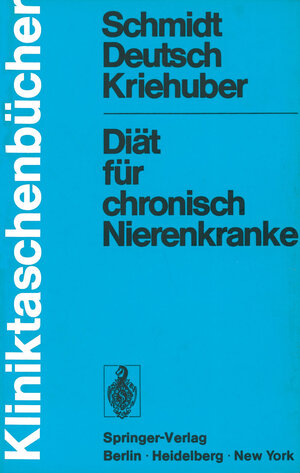 Buchcover Diät für chronisch Nierenkranke | Paul Schmidt | EAN 9783642655777 | ISBN 3-642-65577-7 | ISBN 978-3-642-65577-7