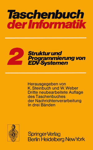 Buchcover Taschenbuch der Informatik  | EAN 9783642655869 | ISBN 3-642-65586-6 | ISBN 978-3-642-65586-9