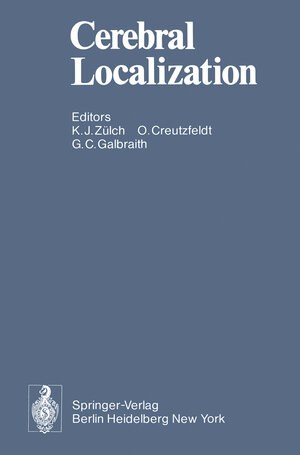 Buchcover Cerebral Localization | EAN 9783642662041 | ISBN 3-642-66204-8 | ISBN 978-3-642-66204-1