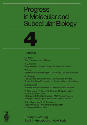 Buchcover Progress in Molecular and Subcellular Biology  | EAN 9783642662492 | ISBN 3-642-66249-8 | ISBN 978-3-642-66249-2