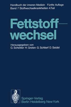 Buchcover Fettstoffwechsel  | EAN 9783642663024 | ISBN 3-642-66302-8 | ISBN 978-3-642-66302-4