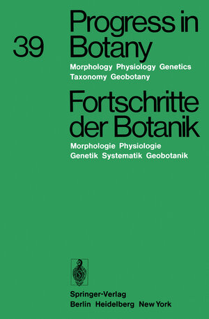 Buchcover Progress in Botany / Fortschritte der Botanik | Heinz Ellenberg | EAN 9783642668050 | ISBN 3-642-66805-4 | ISBN 978-3-642-66805-0