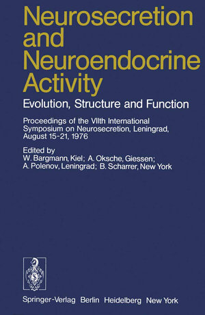 Buchcover Neurosecretion and Neuroendocrine Activity  | EAN 9783642668852 | ISBN 3-642-66885-2 | ISBN 978-3-642-66885-2