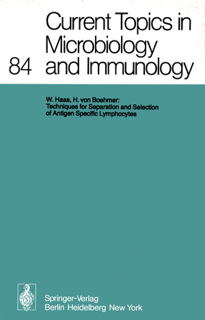 Buchcover Current Topics in Microbiology and Immunology | W. Arber | EAN 9783642670800 | ISBN 3-642-67080-6 | ISBN 978-3-642-67080-0