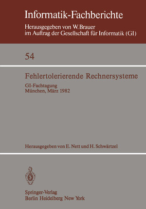 Buchcover Fehlertolerierende Rechnersysteme  | EAN 9783642683565 | ISBN 3-642-68356-8 | ISBN 978-3-642-68356-5