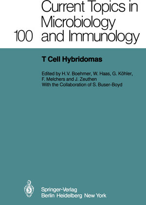 Buchcover T Cell Hybridomas  | EAN 9783642685880 | ISBN 3-642-68588-9 | ISBN 978-3-642-68588-0