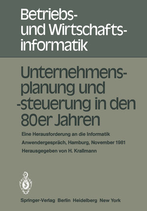 Buchcover Unternehmensplanung und -steuerung in den 80er Jahren  | EAN 9783642686016 | ISBN 3-642-68601-X | ISBN 978-3-642-68601-6