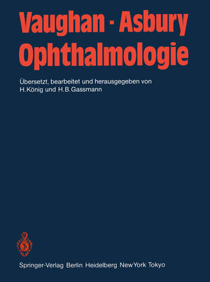 Buchcover Ophthalmologie | D. Vaughan | EAN 9783642693304 | ISBN 3-642-69330-X | ISBN 978-3-642-69330-4