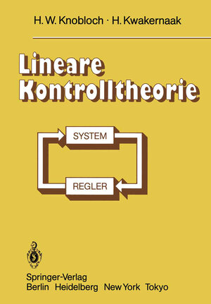 Buchcover Lineare Kontrolltheorie | H.W. Knobloch | EAN 9783642698859 | ISBN 3-642-69885-9 | ISBN 978-3-642-69885-9