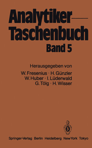 Buchcover Analytiker-Taschenbuch | Wilhelm Fresenius | EAN 9783642700262 | ISBN 3-642-70026-8 | ISBN 978-3-642-70026-2