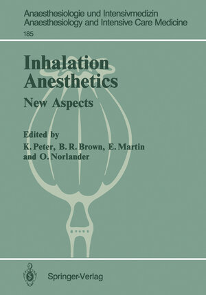 Buchcover Inhalation Anesthetics  | EAN 9783642712326 | ISBN 3-642-71232-0 | ISBN 978-3-642-71232-6