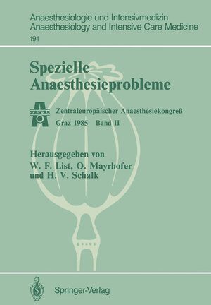 Buchcover Spezielle Anaesthesieprobleme  | EAN 9783642712814 | ISBN 3-642-71281-9 | ISBN 978-3-642-71281-4