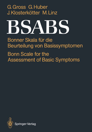 Buchcover BSABS | Gisela Gross | EAN 9783642717765 | ISBN 3-642-71776-4 | ISBN 978-3-642-71776-5