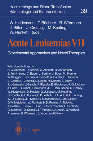 Buchcover Acute Leukemias VII  | EAN 9783642719608 | ISBN 3-642-71960-0 | ISBN 978-3-642-71960-8