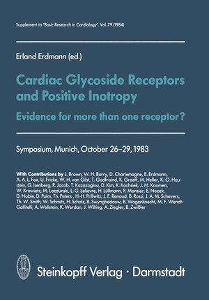 Buchcover Cardiac Glycoside Receptors and Positive Inotropy | E. Erdmann | EAN 9783642723766 | ISBN 3-642-72376-4 | ISBN 978-3-642-72376-6