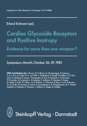 Buchcover Cardiac Glycoside Receptors and Positive Inotropy | E. Erdmann | EAN 9783642723780 | ISBN 3-642-72378-0 | ISBN 978-3-642-72378-0