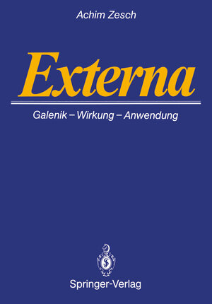 Buchcover Externa | Achim Zesch | EAN 9783642728143 | ISBN 3-642-72814-6 | ISBN 978-3-642-72814-3