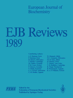 Buchcover EJB Reviews 1989  | EAN 9783642751912 | ISBN 3-642-75191-1 | ISBN 978-3-642-75191-2