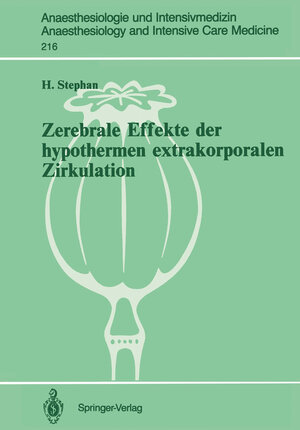 Buchcover Zerebrale Effekte der hypothermen extrakorporalen Zirkulation | Heidrun Stephan | EAN 9783642759550 | ISBN 3-642-75955-6 | ISBN 978-3-642-75955-0