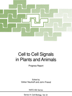 Buchcover Cell to Cell Signals in Plants and Animals  | EAN 9783642764707 | ISBN 3-642-76470-3 | ISBN 978-3-642-76470-7