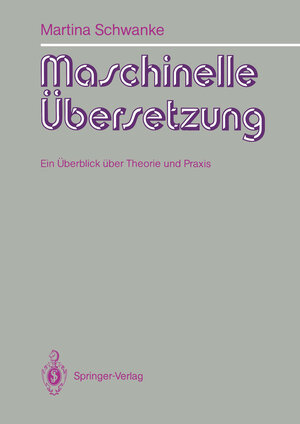 Buchcover Maschinelle Übersetzung | Martina Reimann | EAN 9783642767166 | ISBN 3-642-76716-8 | ISBN 978-3-642-76716-6