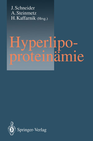 Buchcover Hyperlipoproteinämie  | EAN 9783642778131 | ISBN 3-642-77813-5 | ISBN 978-3-642-77813-1
