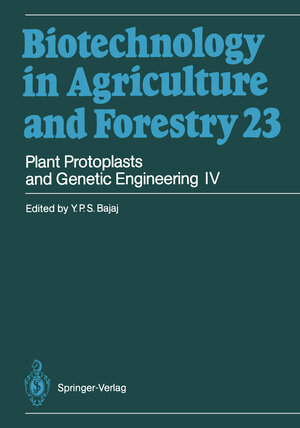 Buchcover Plant Protoplasts and Genetic Engineering IV | Y. P. S. Bajaj | EAN 9783642780394 | ISBN 3-642-78039-3 | ISBN 978-3-642-78039-4