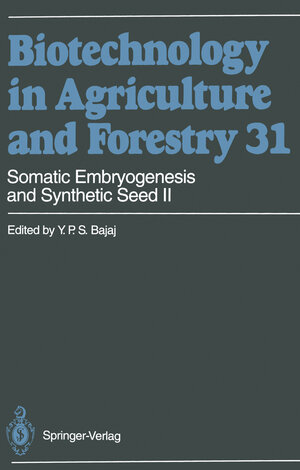Buchcover Somatic Embryogenesis and Synthetic Seed II | Y. P. S. Bajaj | EAN 9783642786457 | ISBN 3-642-78645-6 | ISBN 978-3-642-78645-7