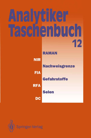 Buchcover Analytiker-Taschenbuch | Helmut Günzler | EAN 9783642788581 | ISBN 3-642-78858-0 | ISBN 978-3-642-78858-1