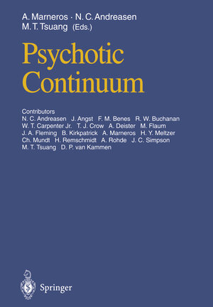 Buchcover Psychotic Continuum  | EAN 9783642794858 | ISBN 3-642-79485-8 | ISBN 978-3-642-79485-8