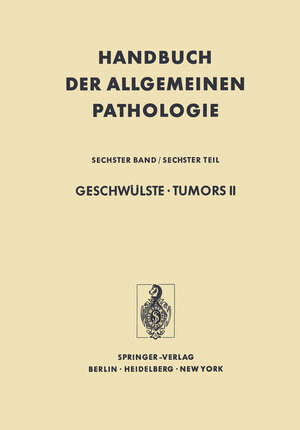 Buchcover Geschwülste · Tumors II  | EAN 9783642808548 | ISBN 3-642-80854-9 | ISBN 978-3-642-80854-8