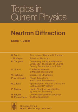 Buchcover Neutron Diffraction | EAN 9783642812385 | ISBN 3-642-81238-4 | ISBN 978-3-642-81238-5