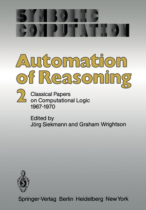 Buchcover Automation of Reasoning | EAN 9783642819575 | ISBN 3-642-81957-5 | ISBN 978-3-642-81957-5