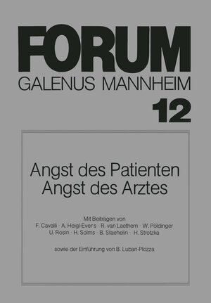 Buchcover Angst des Patienten Angst des Arztes  | EAN 9783642822414 | ISBN 3-642-82241-X | ISBN 978-3-642-82241-4