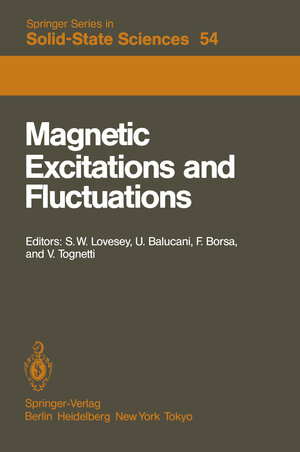 Buchcover Magnetic Excitations and Fluctuations  | EAN 9783642823695 | ISBN 3-642-82369-6 | ISBN 978-3-642-82369-5