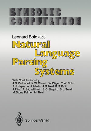 Buchcover Natural Language Parsing Systems  | EAN 9783642830303 | ISBN 3-642-83030-7 | ISBN 978-3-642-83030-3