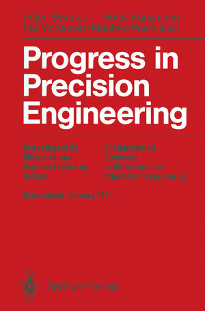 Buchcover Progress in Precision Engineering  | EAN 9783642844966 | ISBN 3-642-84496-0 | ISBN 978-3-642-84496-6