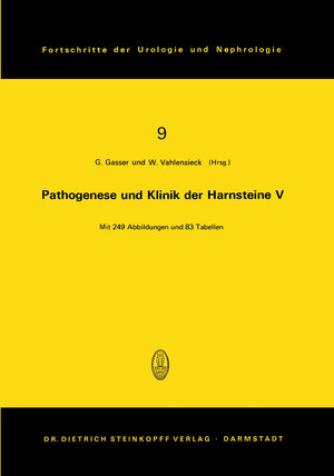 Buchcover Pathogenese und Klinik der Harnsteine V  | EAN 9783642853029 | ISBN 3-642-85302-1 | ISBN 978-3-642-85302-9
