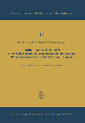Buchcover Harnblasentumoren | H.-D. Adolphs | EAN 9783642853098 | ISBN 3-642-85309-9 | ISBN 978-3-642-85309-8